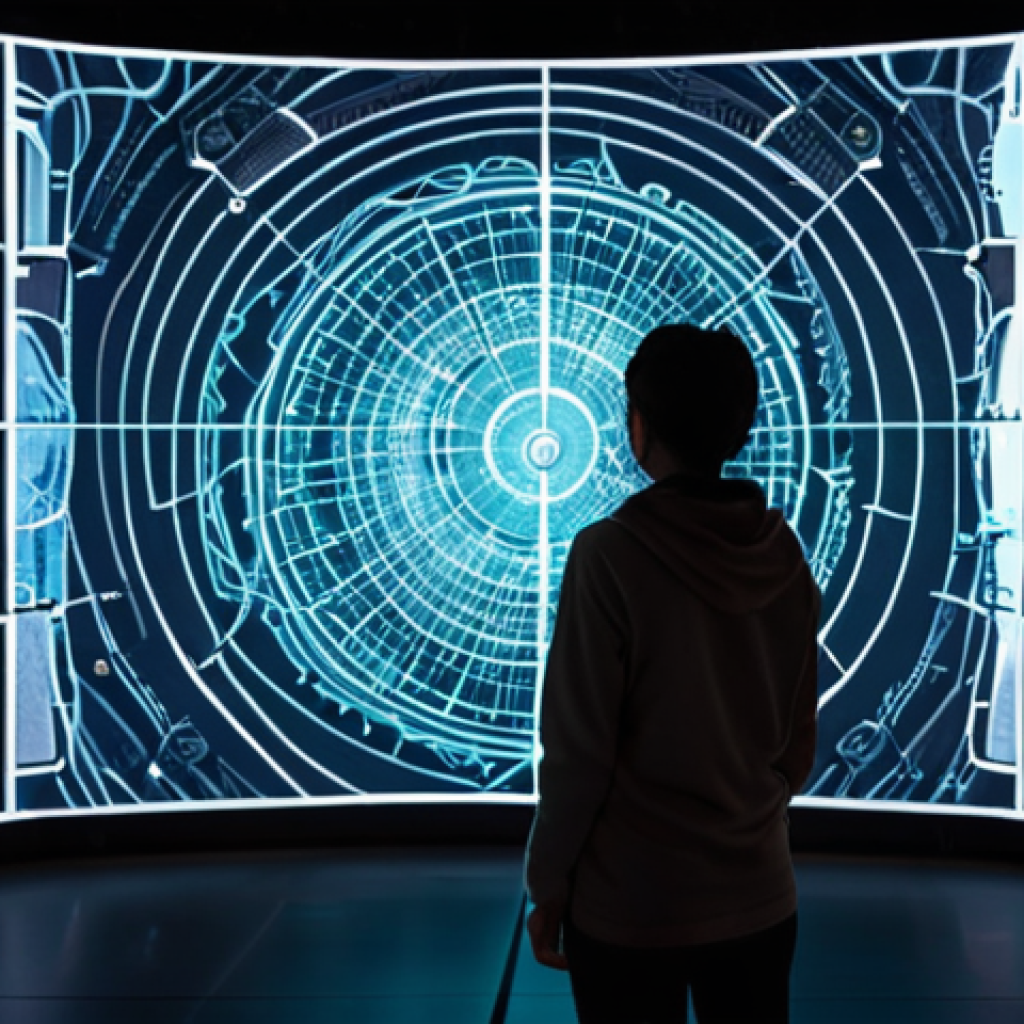 A focused data strategist stands before a large, intricate holographic display, filled with glowing abstract representations of behavioral data. The display shows intertwined patterns of user journeys, psychographic insights, and dynamic graphs, resembling a complex, living map of consumer understanding. The environment is modern and slightly futuristic, with soft, intelligent lighting. Emphasize the profound transformation of raw data into strategic insights and narratives. Digital art, high detail, insightful mood.