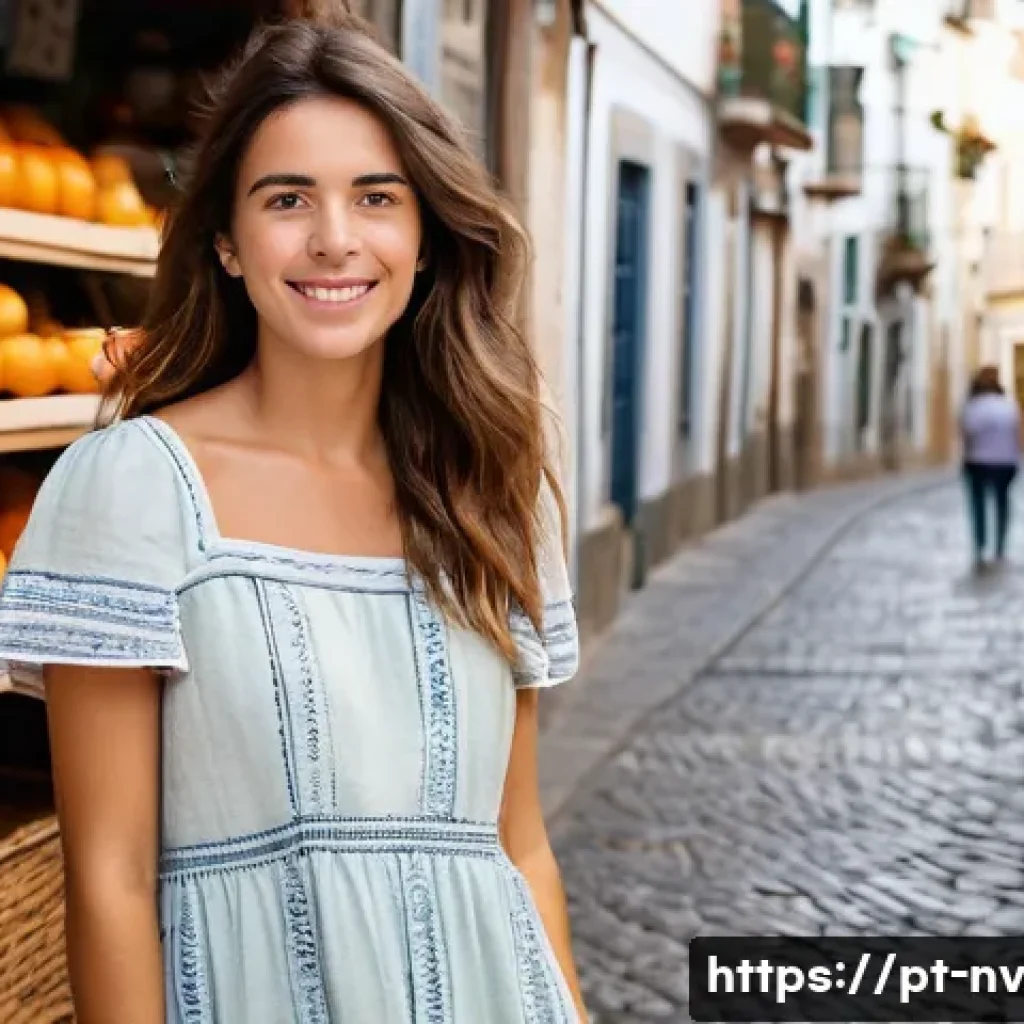고객 니즈 리서치에서의 패턴 분석 방법 - **Prompt:** A young Portuguese woman, in her late 20s, with warm brown hair and a thoughtful, conten...